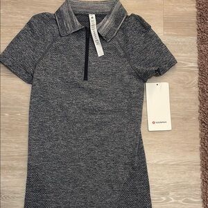 lululemon athletica Gray Button Down Shirt